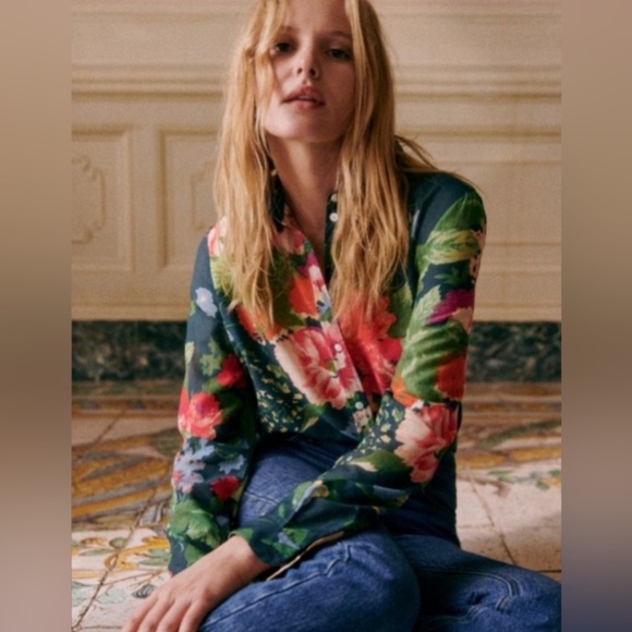 Sézane Pierro Floral Shirt - Picture 2 of 8